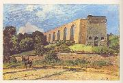 Alfred Sisley L'Aqueduc de Marly oil